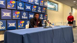 Flory Bidunga talks about his early experience with college basketball