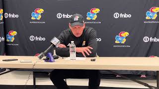 Lance Leipold discusses KU’s loss to K-State