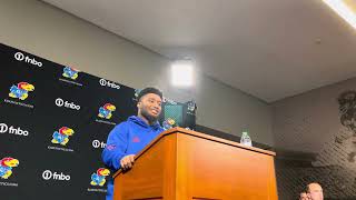 Devin Neal discusses the offense’s performance against Houston