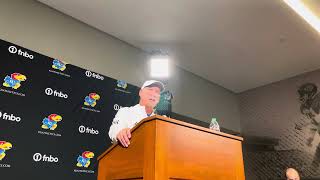 Lance Leipold discusses KU’s win over Houston