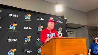 Lance Leipold discusses KU’s loss to TCU